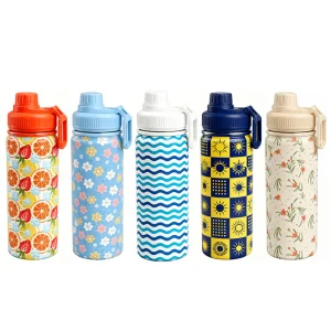 Floral Sports Water Bottle